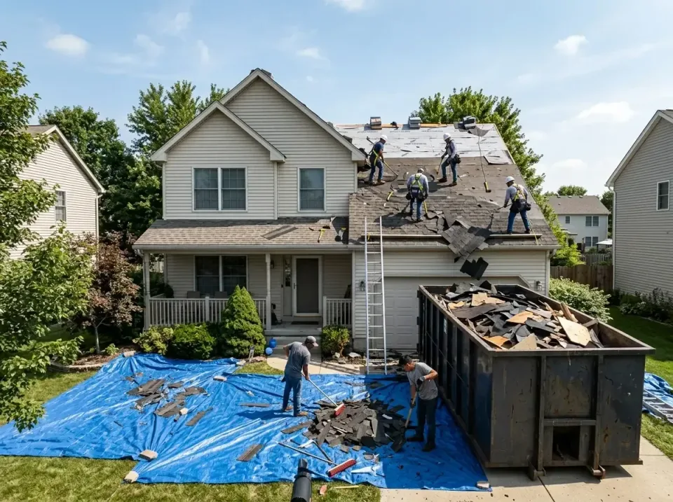 roof-replacement-debris-remova-004 — frequently asked questions, Cheapest Dumpster Rentals in Lagrange, IN